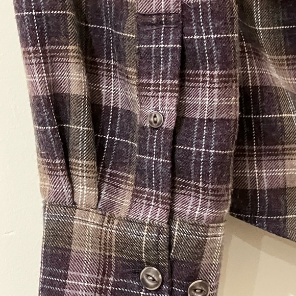 Weatherproof Purple Plaid Men's Shirt - Picture 4 of 5
